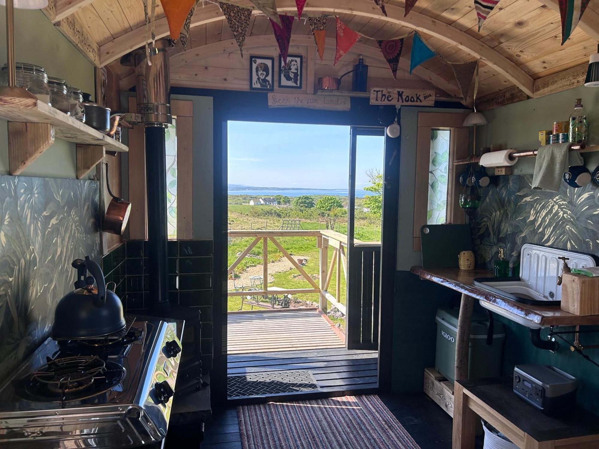 The Creevy Cabin Ballure Dış mekan fotoğraf